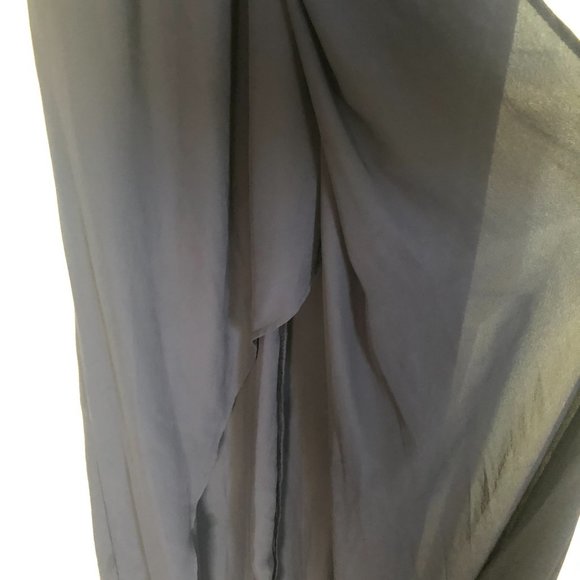 Show Me Your MuMu Blue Formal V-Neck NWT Sleeveless Dress MEDIUM - Picture 3 of 6